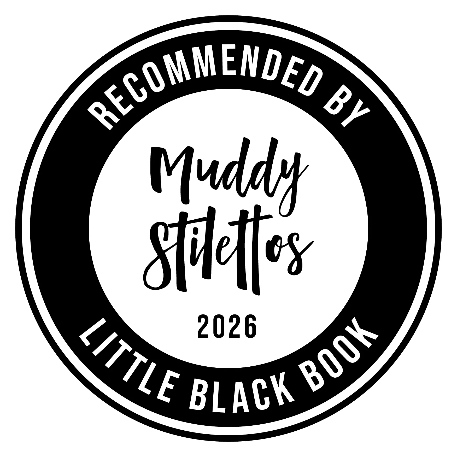 Recommended by Muddy Stilettos Little Black Book 2026